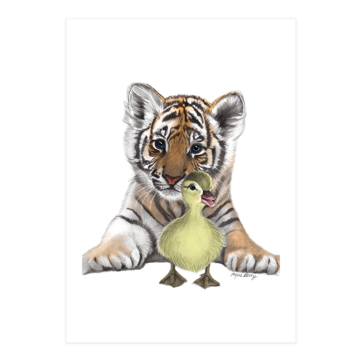 Tiger and Duck (Print Only)