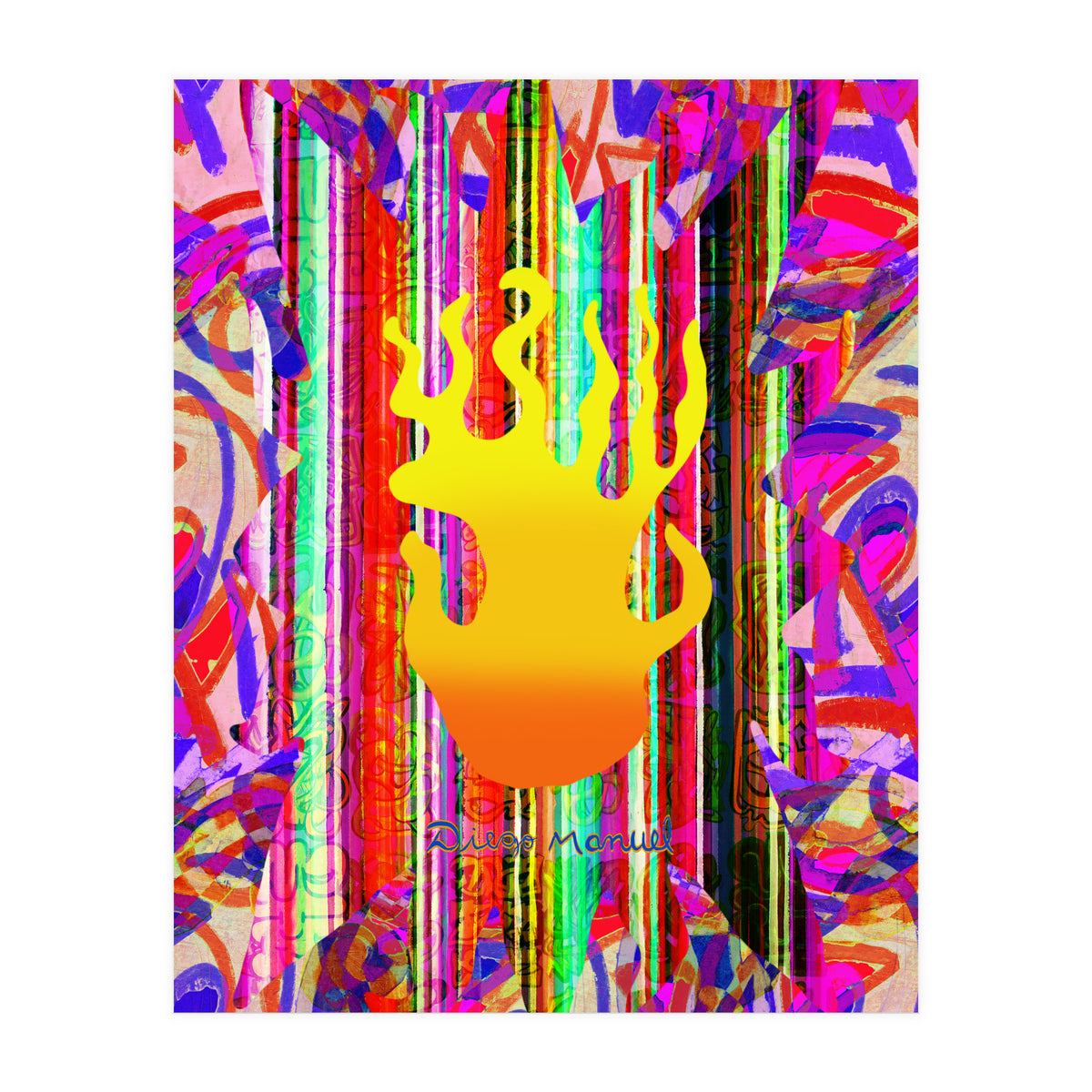 Fuego Y Graffiti 33 (Print Only)