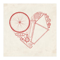 Love Bike Red (Print Only)