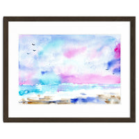 Tenderness of the sea || watercolor