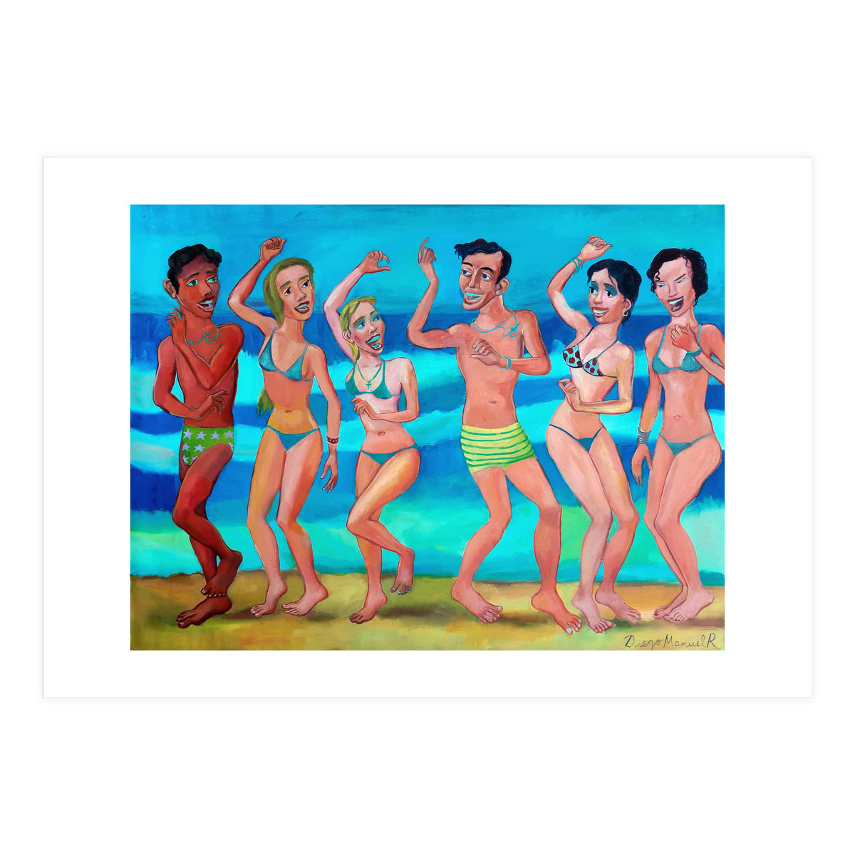 Punta Mogotes Beach (Print Only)