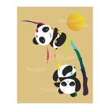 Pandas meet a strange rainbow (Print Only) thumbnail