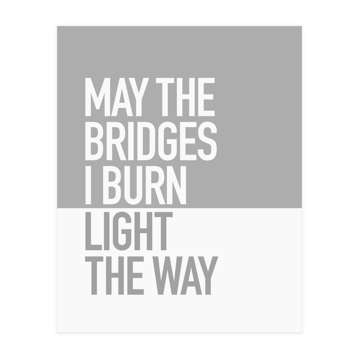 LIGHT THE WAY (Print Only)
