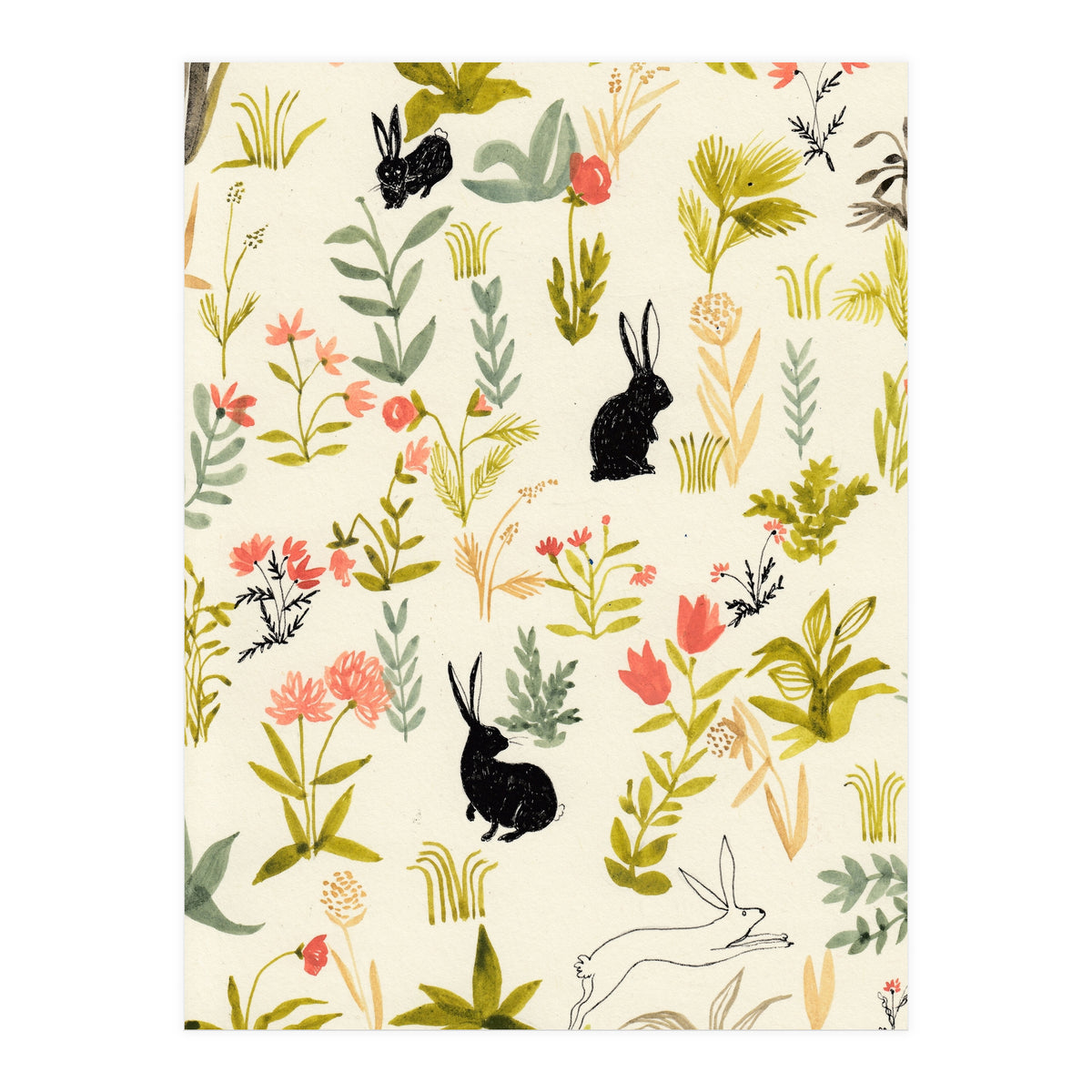Black Rabbits (Print Only)