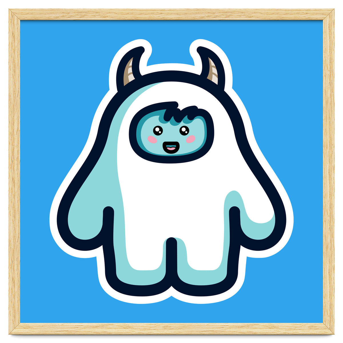 Kawaii Cute Abominable Snowman Yeti
