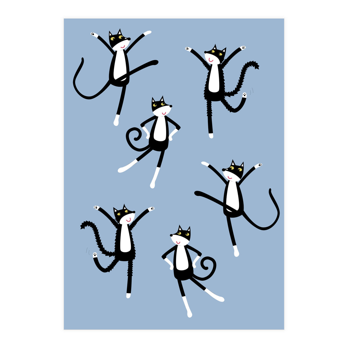 Dancing Cats (Print Only)