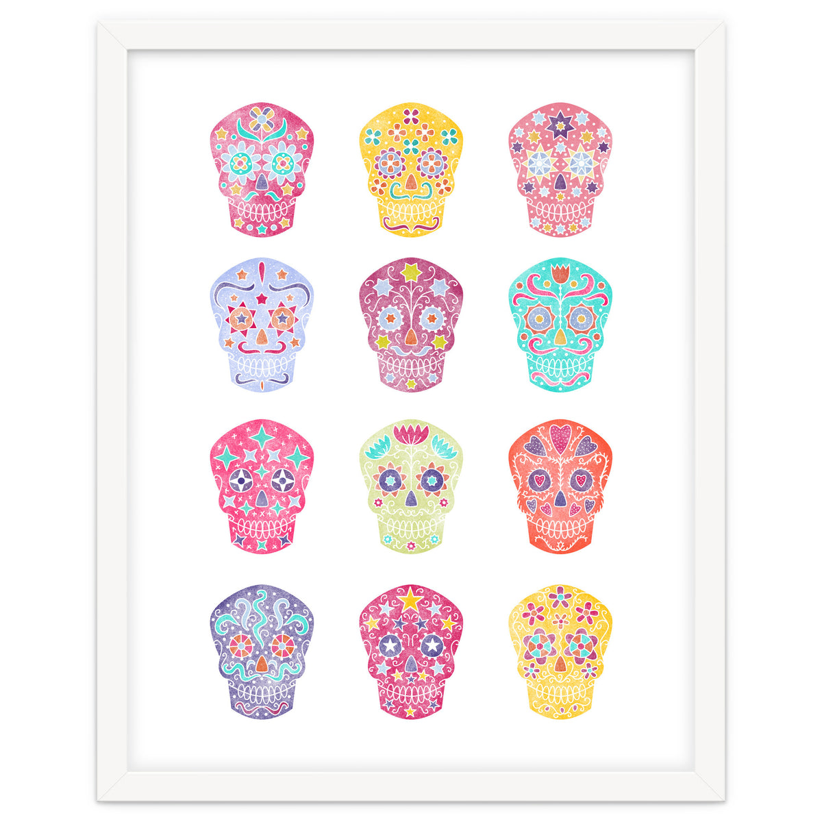 Watercolour Sugar Skulls