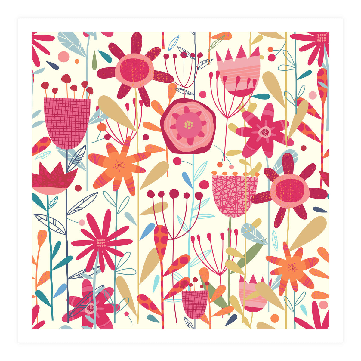 Wild Weeds And Flowers (Print Only)