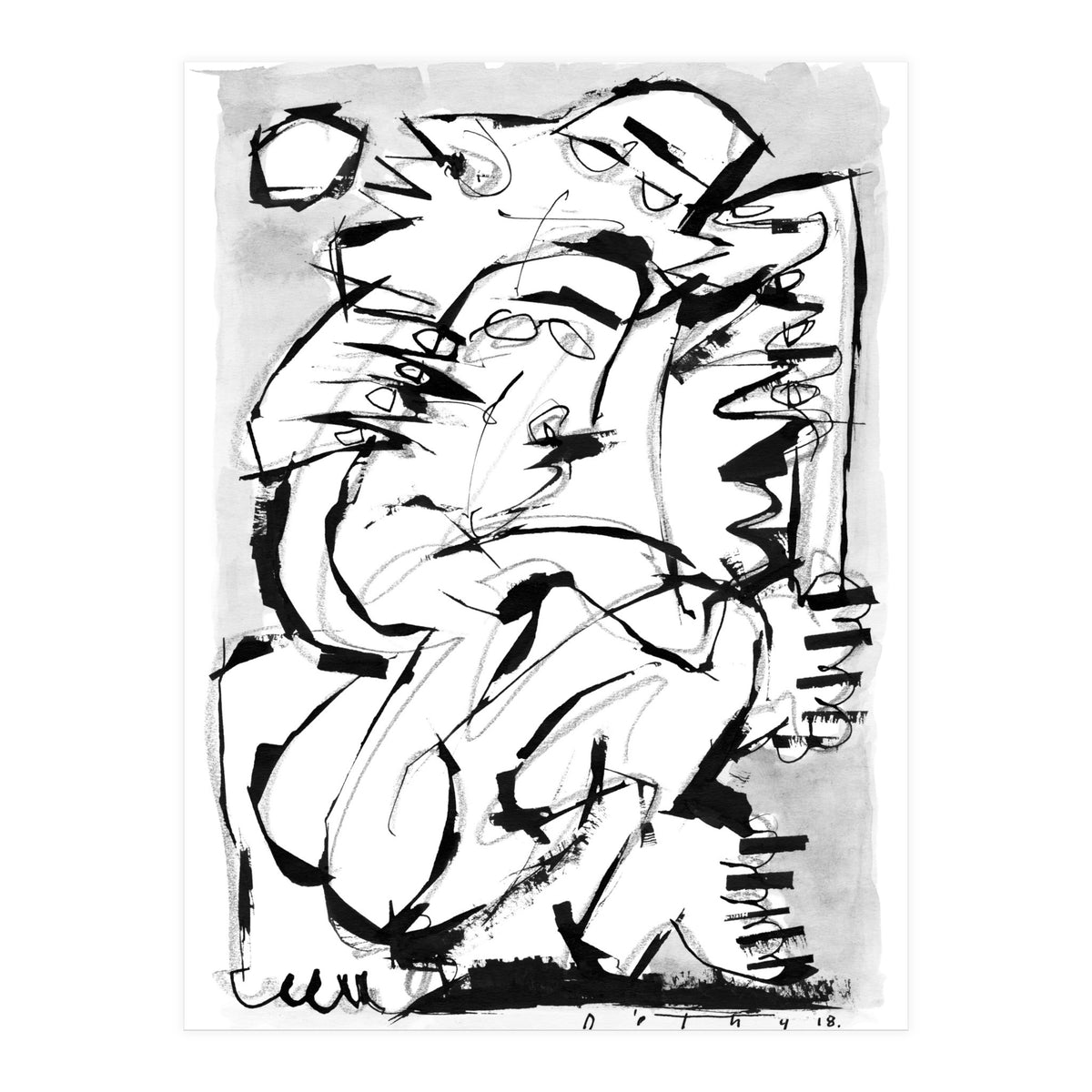 It's Okay - b&w (Print Only)