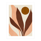 ABSTRACT LEAVES AND SUN - R01 (Print Only) thumbnail
