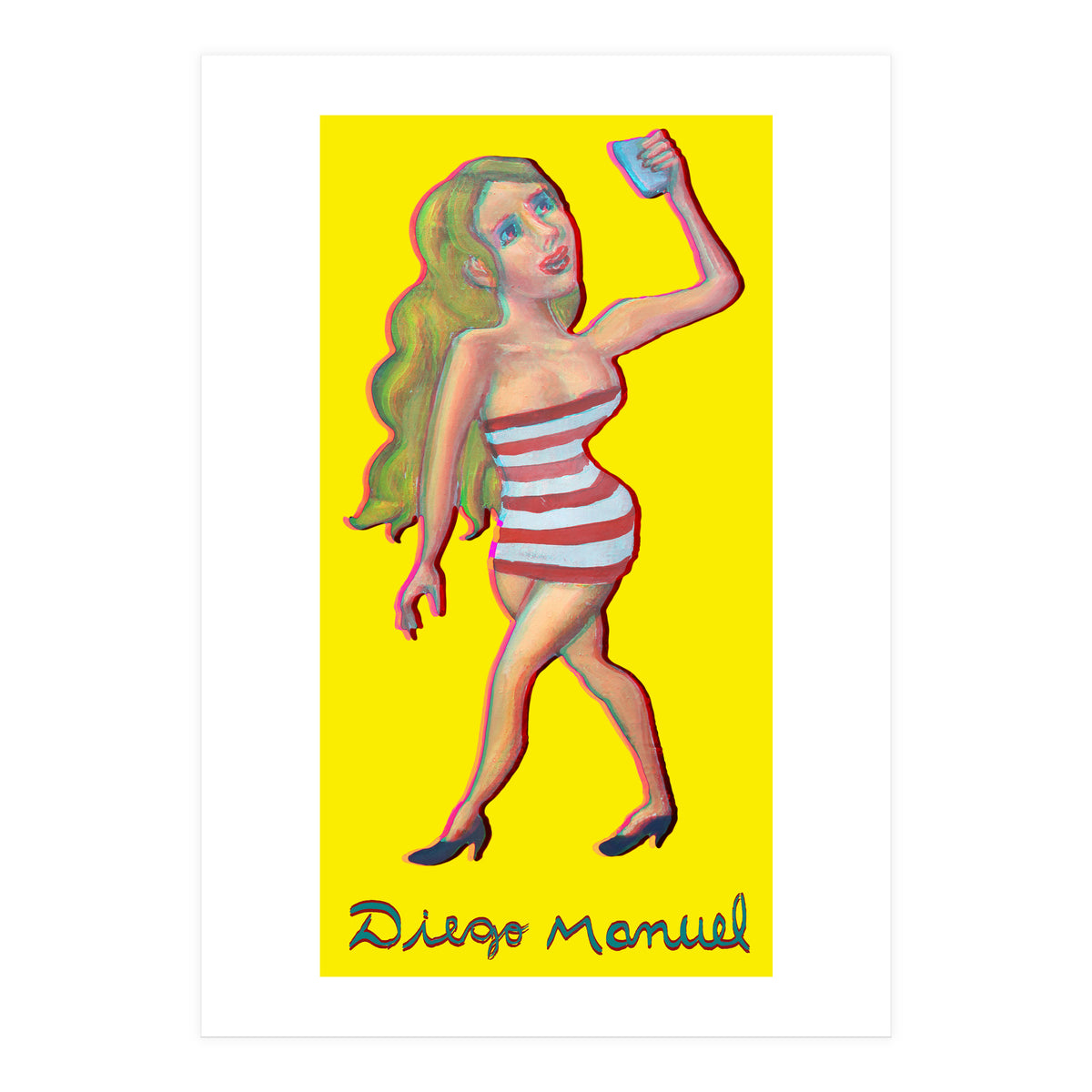 Chica Selfie 3d (Print Only)