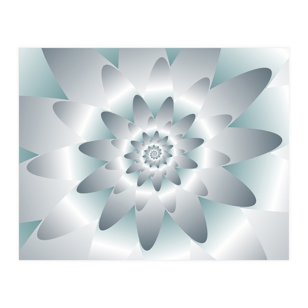 Swirl Flower Pattern  (Print Only)
