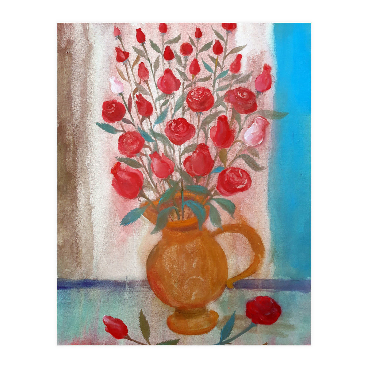 Rosas Rojas (Print Only)