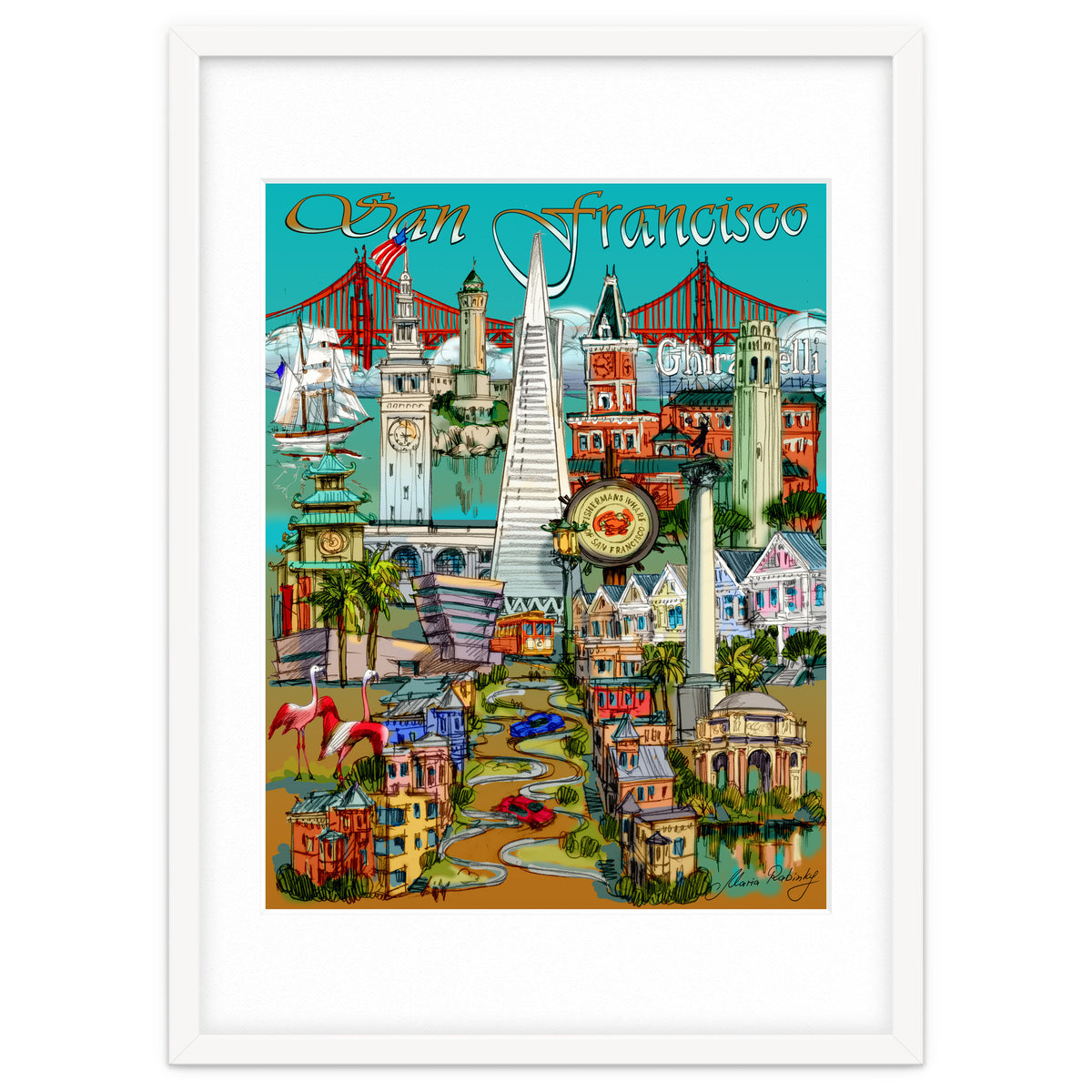 San Francisco Illustration