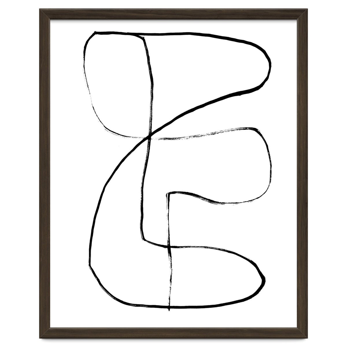 Mid-Century Line Art Print #1