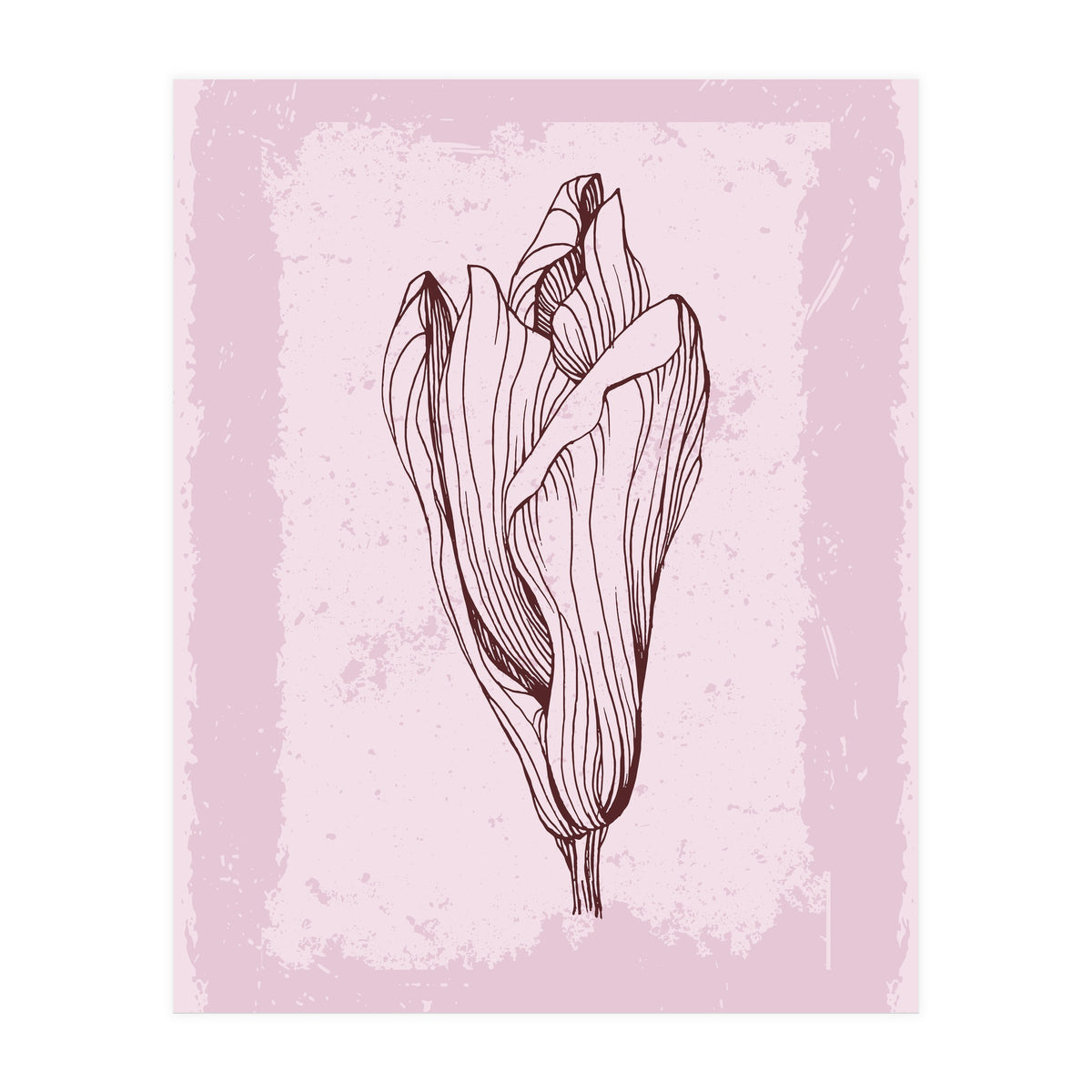 Magnolia Neutral Abstract Botanical (Print Only)
