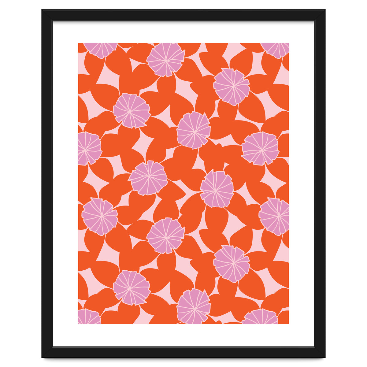 Purple Flower Pattern