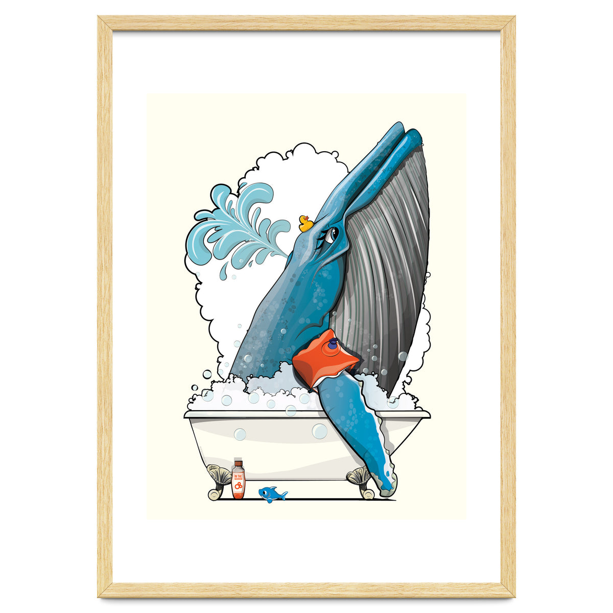 Blue Whale in the Bath