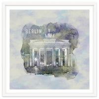 BERLIN Brandenburg Gate | watercolor