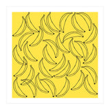 Bananas pattern on yellow background (Print Only) thumbnail