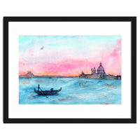 Sunset in Venice || watercolor