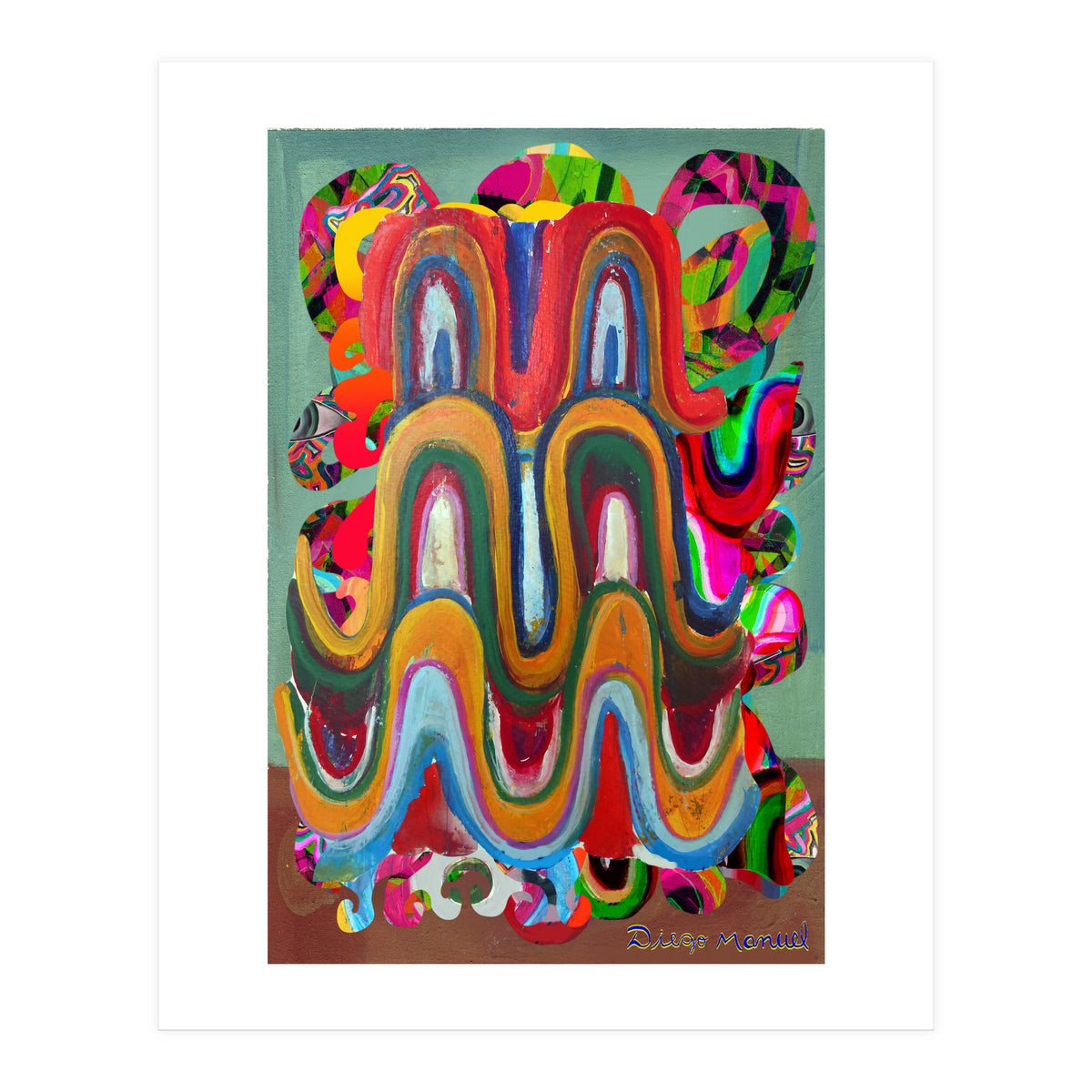 Pop Abstract Asimetrico A5 (Print Only)