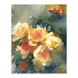 Abstract watercolor flowers (Print Only) thumbnail