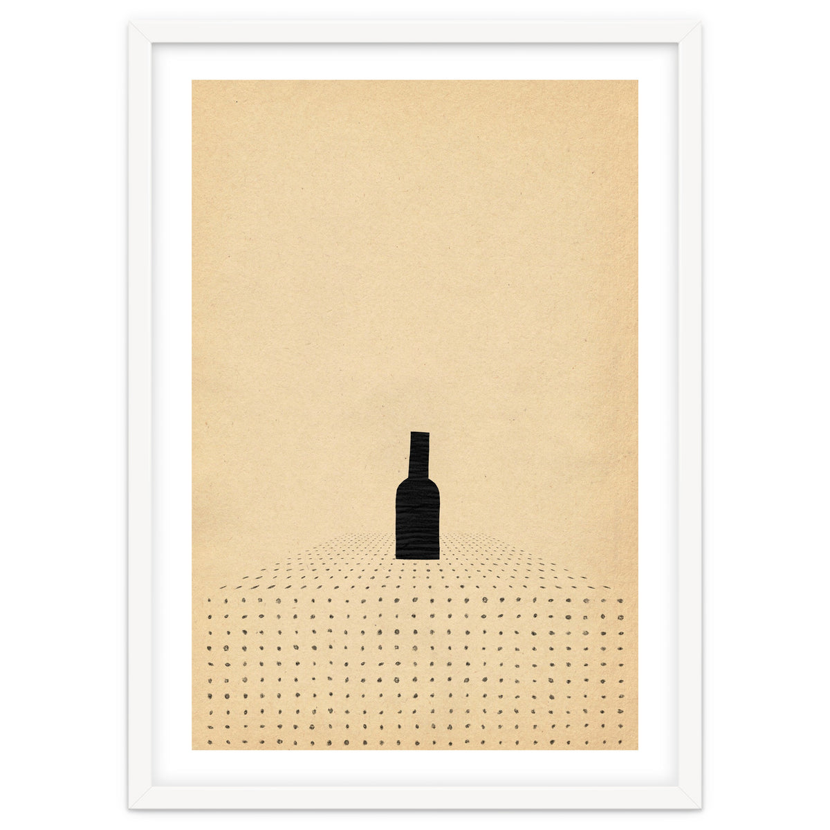 Wine bottle on the table