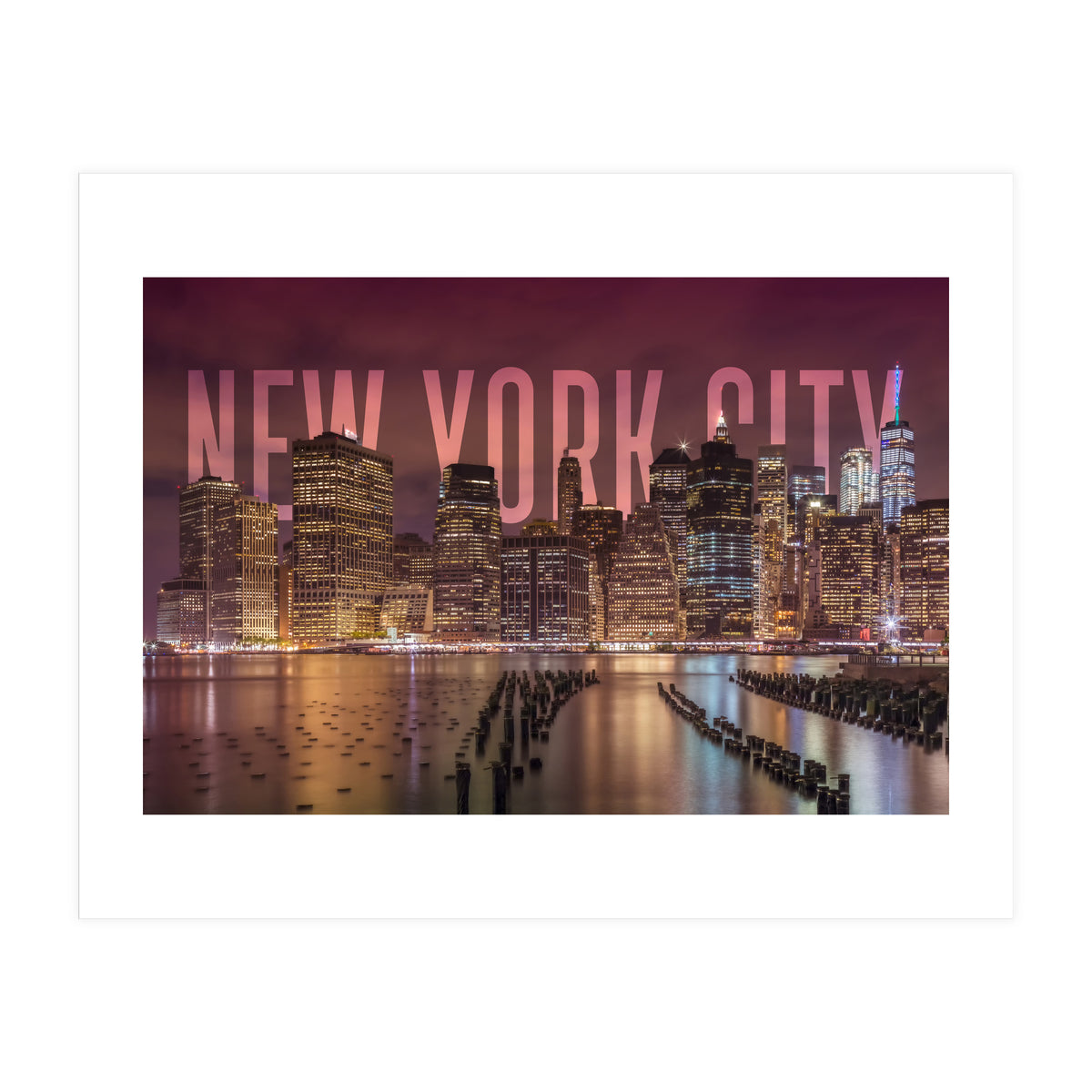 NEW YORK CITY Skyline  (Print Only)