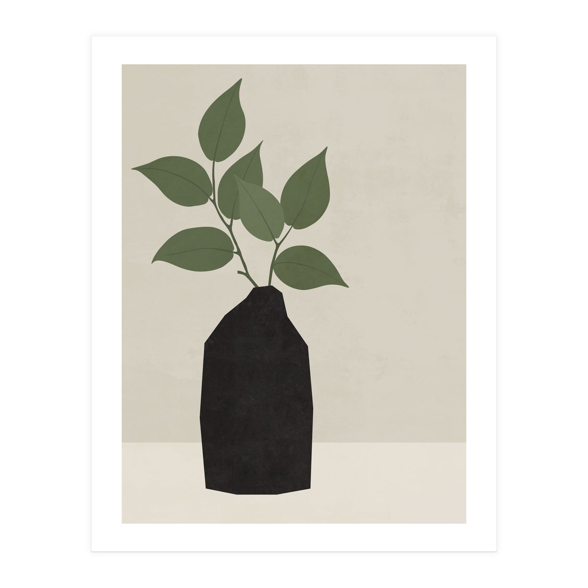 BLACK VASE (Print Only)