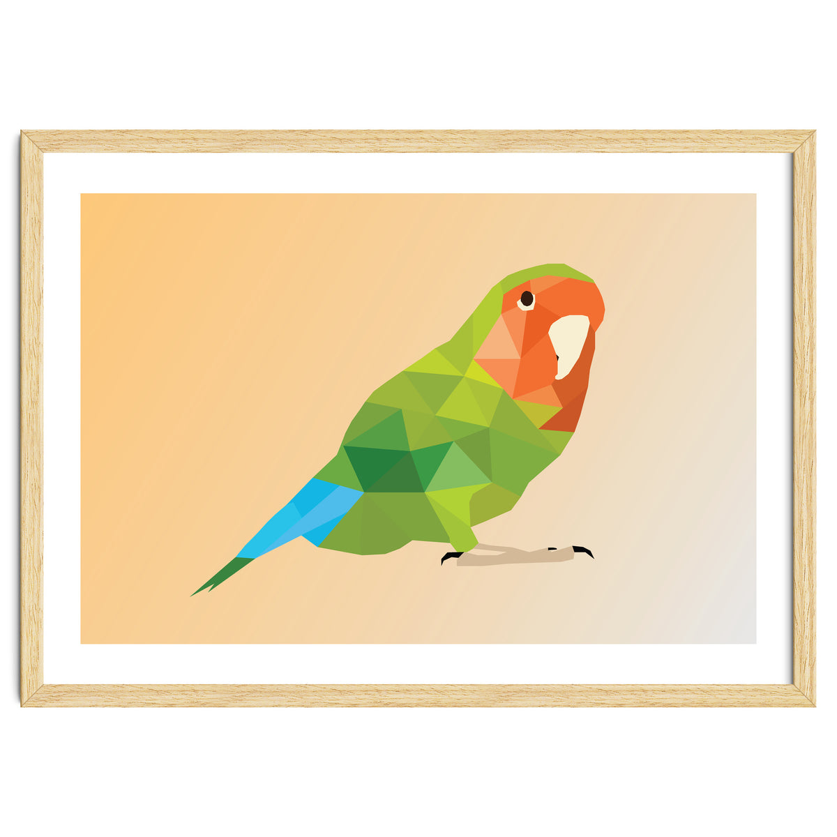 Parrot Low Poly Art