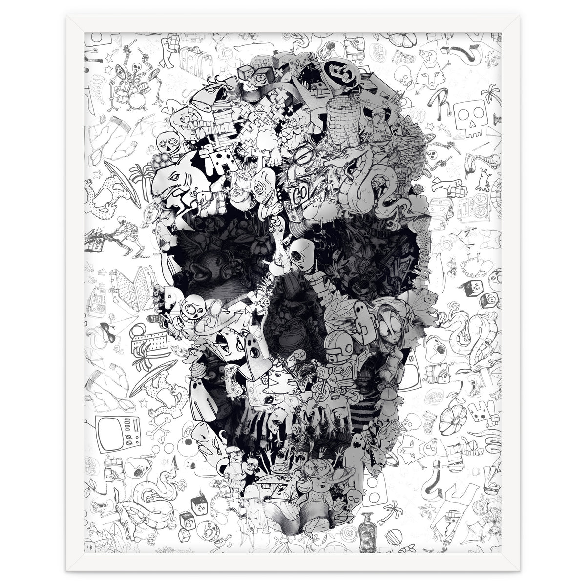 Doodle Skull
