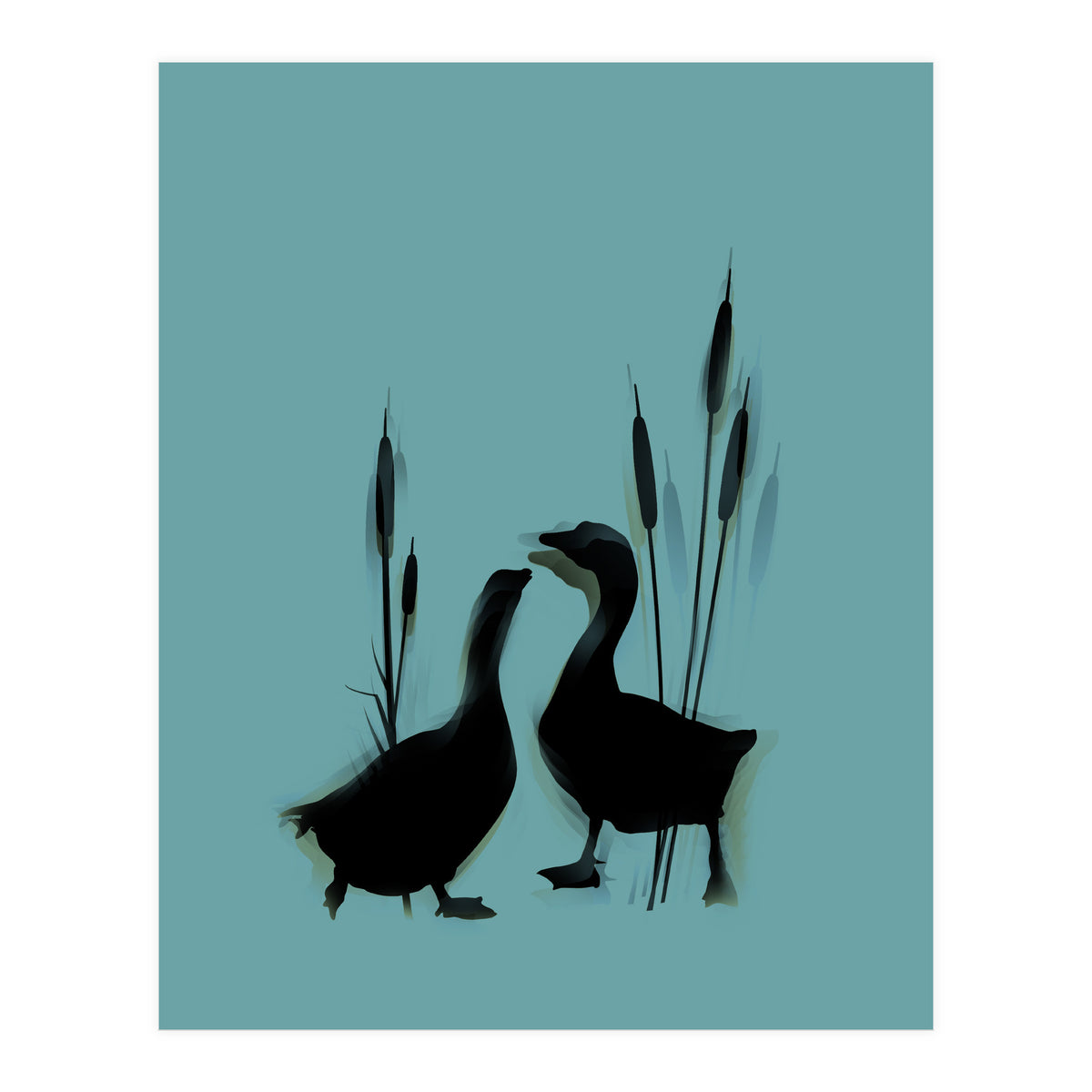 Geese lovers (Print Only)