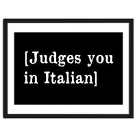 Judges You In Italian