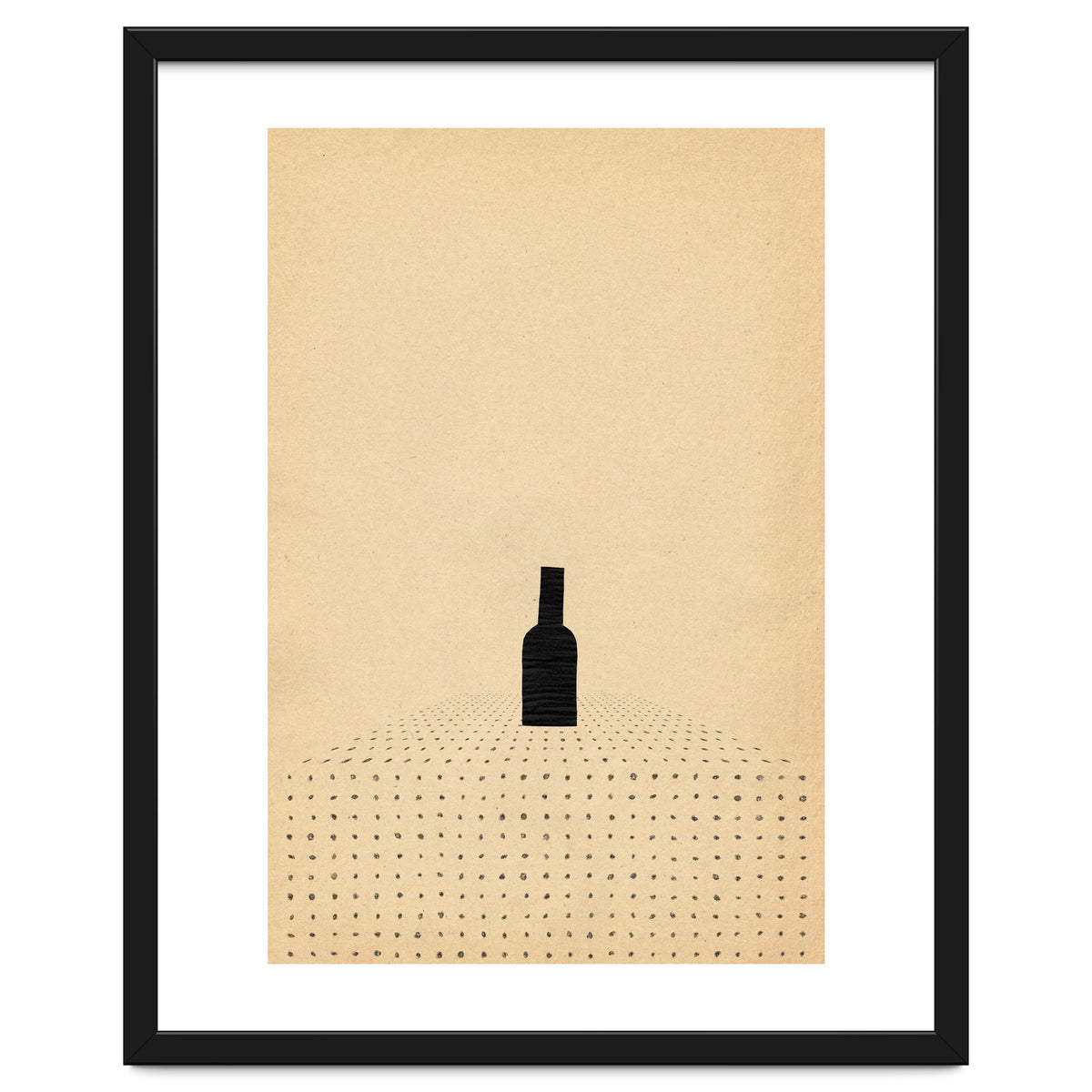 Wine bottle on the table