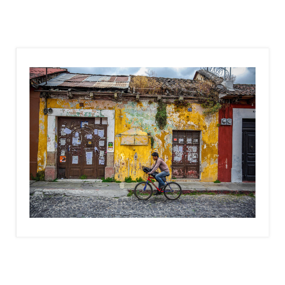 Antigua by bicycle (Print Only)