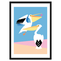 Pastel Pelicans