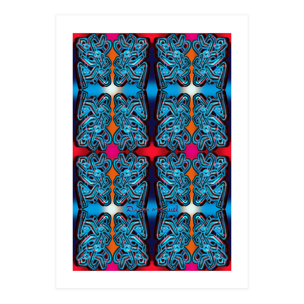 Formas Lenguas Y Ojos D (Print Only)