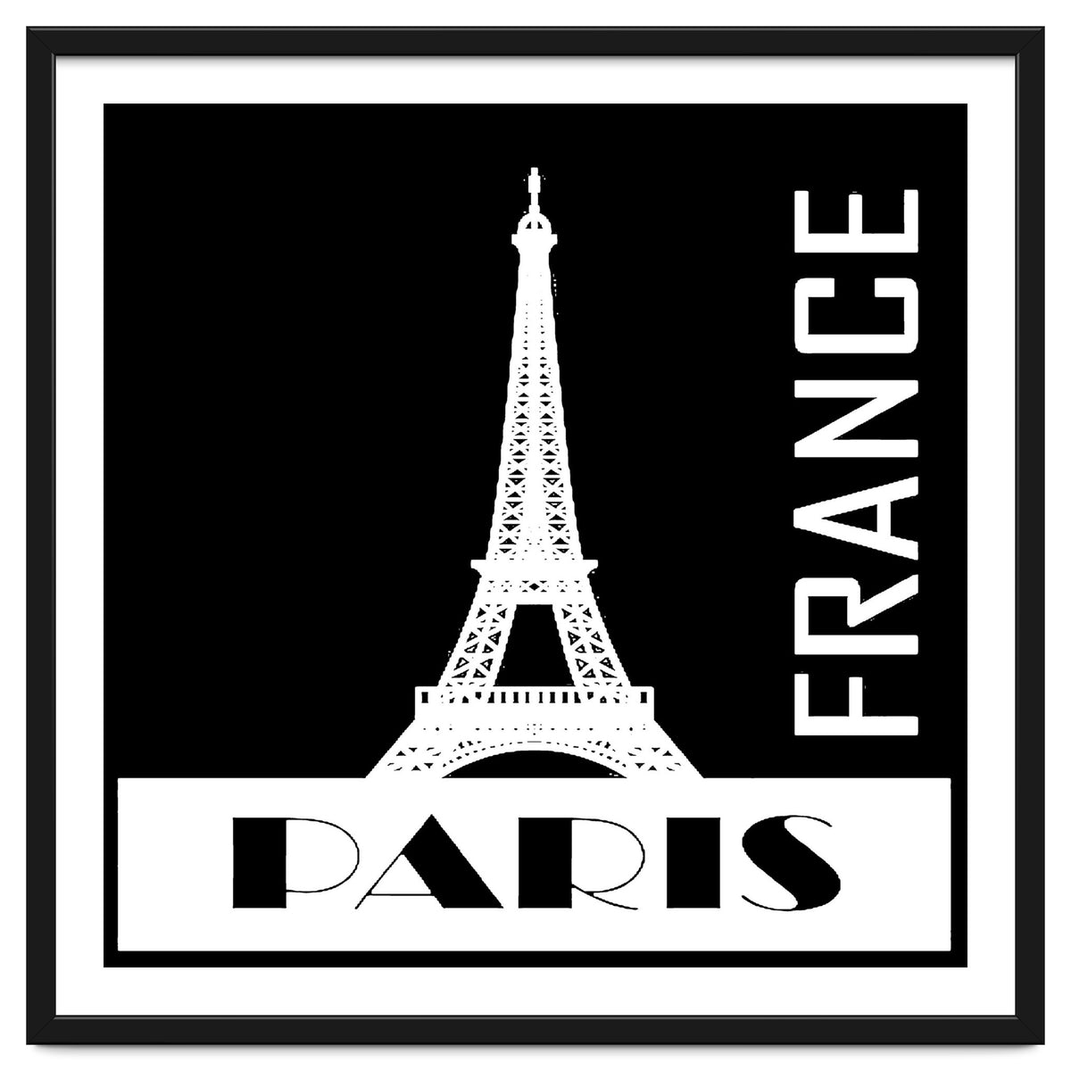 Travel Paris France Poster
