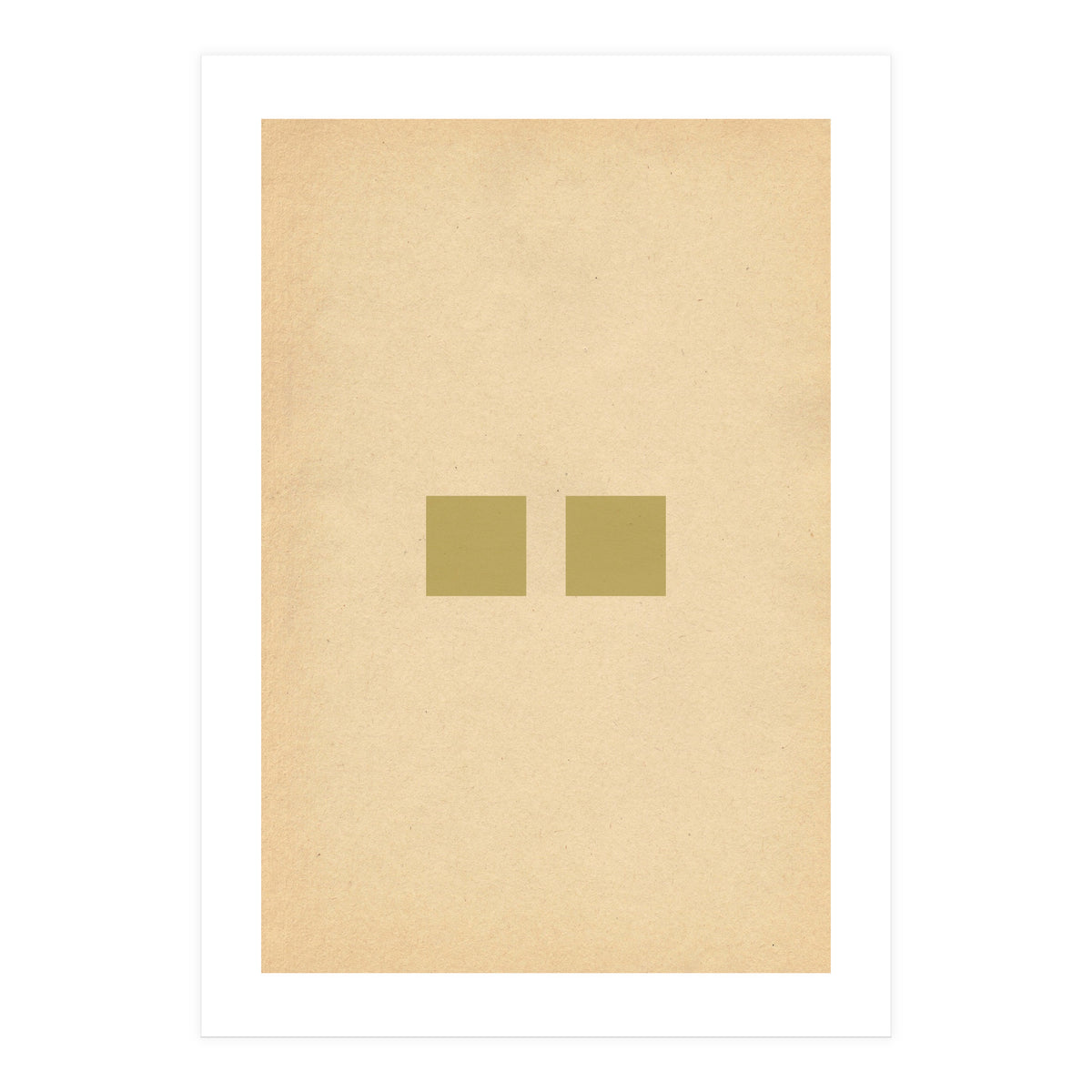 Minimalist green squares (Print Only)