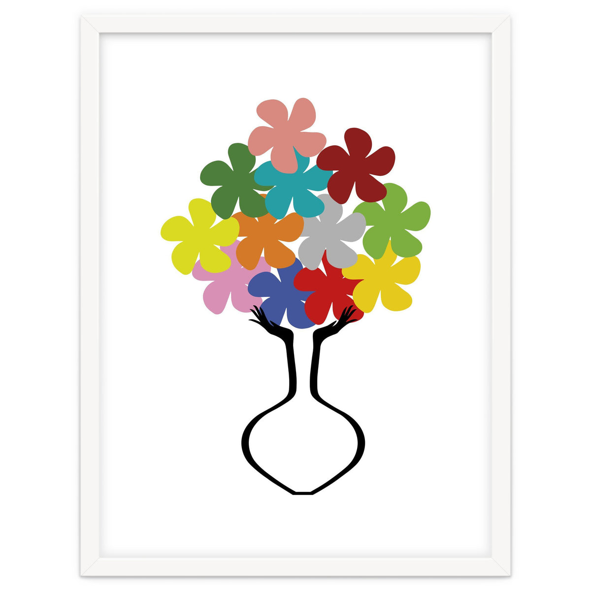 HOLDING SOME FLOWERS