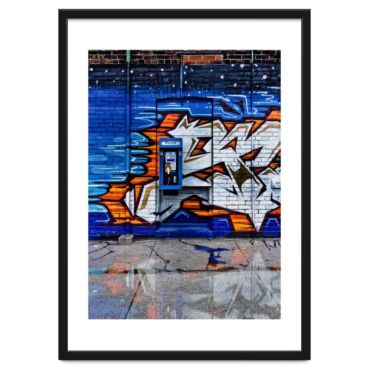 Phone Booth No 12 Color Version Reflection