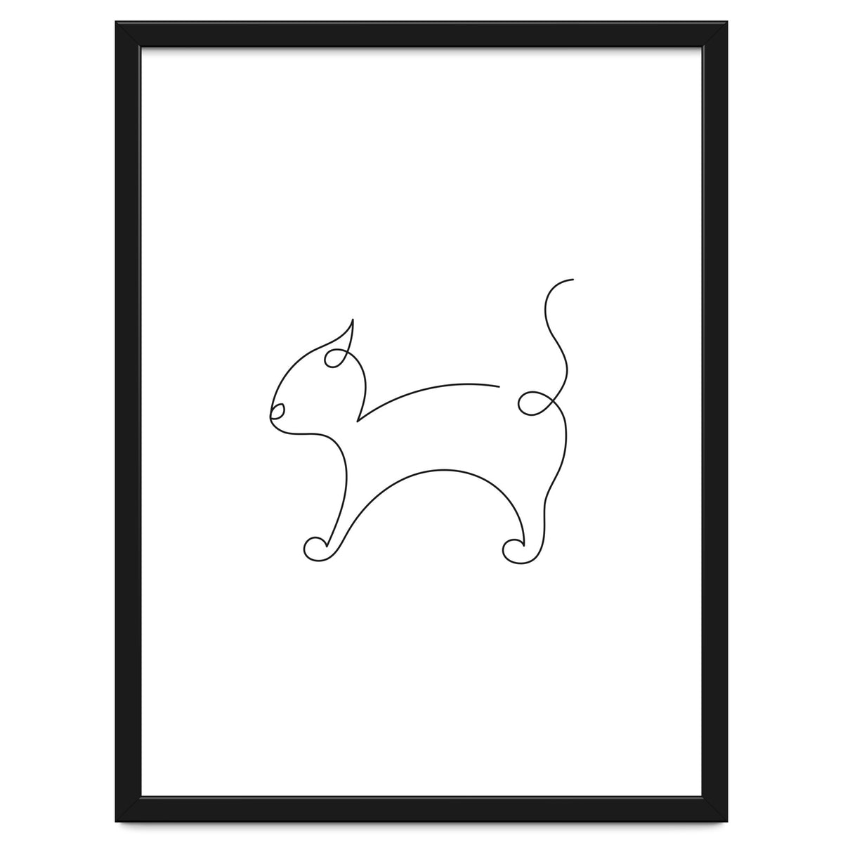 One Line Cat