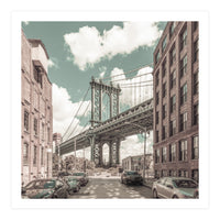 NEW YORK CITY Manhattan Bridge | urban vintage style (Print Only)