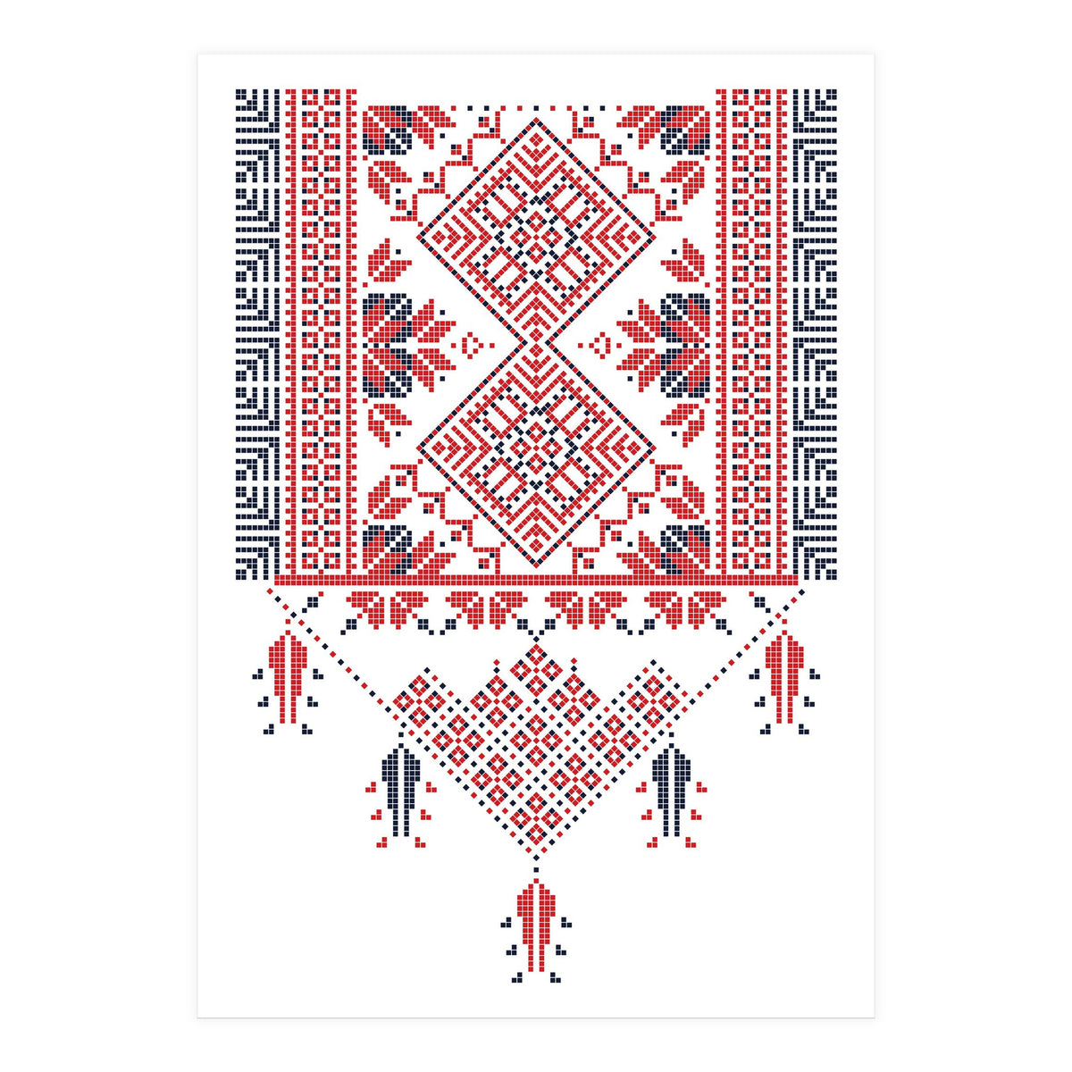 Tatreez Ornament 11 (Print Only)