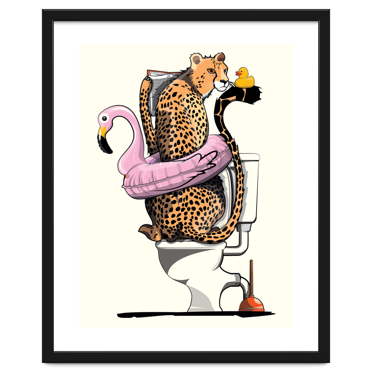 Cheetah on the Toilet, Funny Bathroom Humour