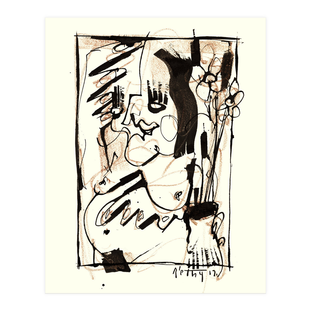 Old Flowers (Print Only)