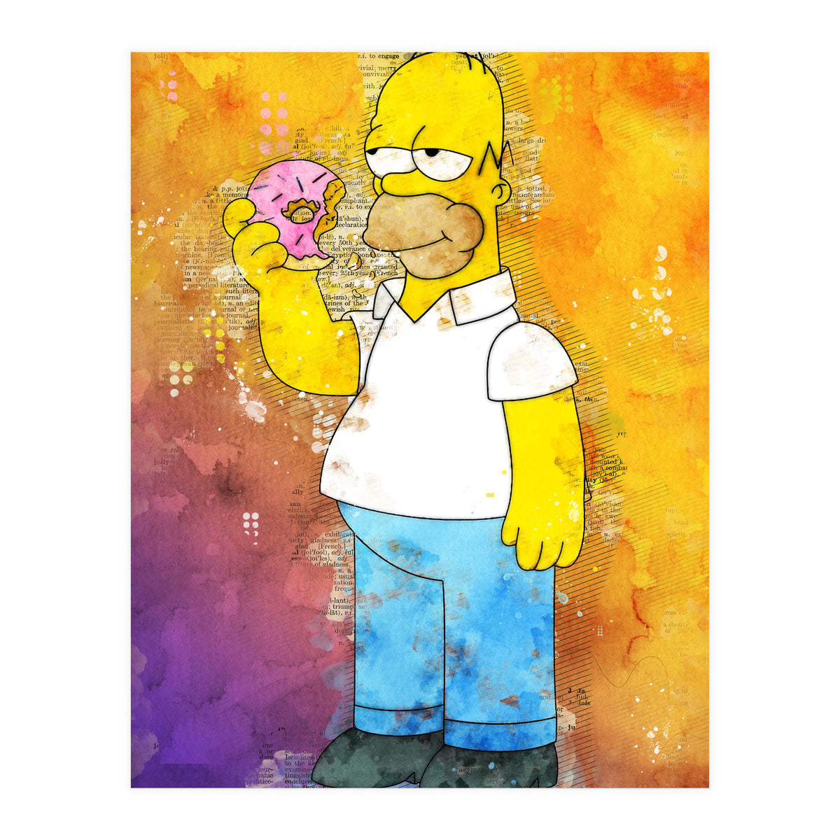 Homer Donut (Print Only)