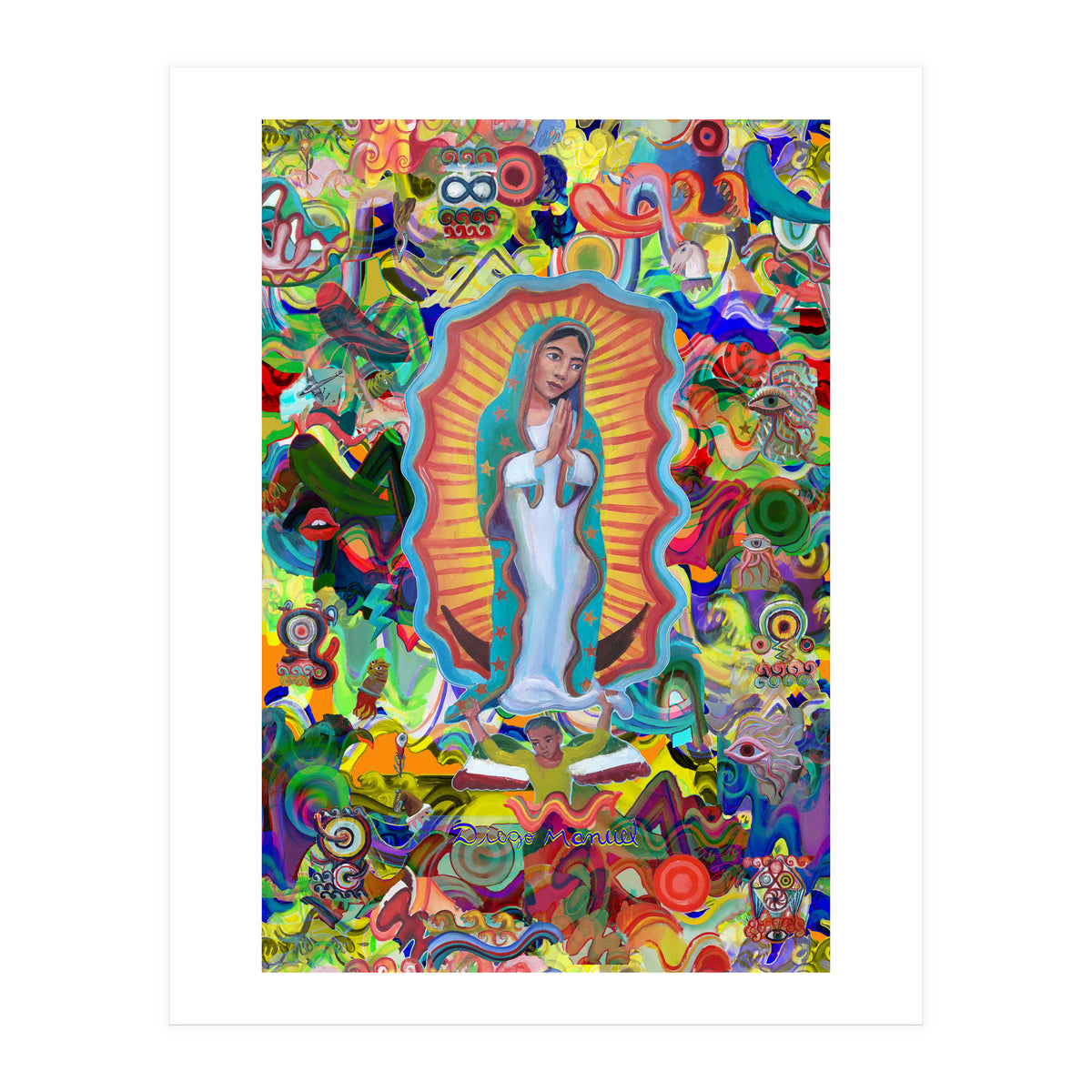 Virgen Y Graffiti 21 (Print Only)