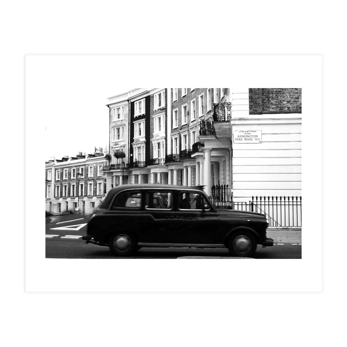 The Kensington Black Cab (Print Only)